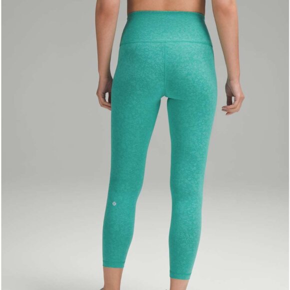 Lululemon Wunder Train High-Rise Tight 25" Blaze Maldives Green - Picture 6 of 6